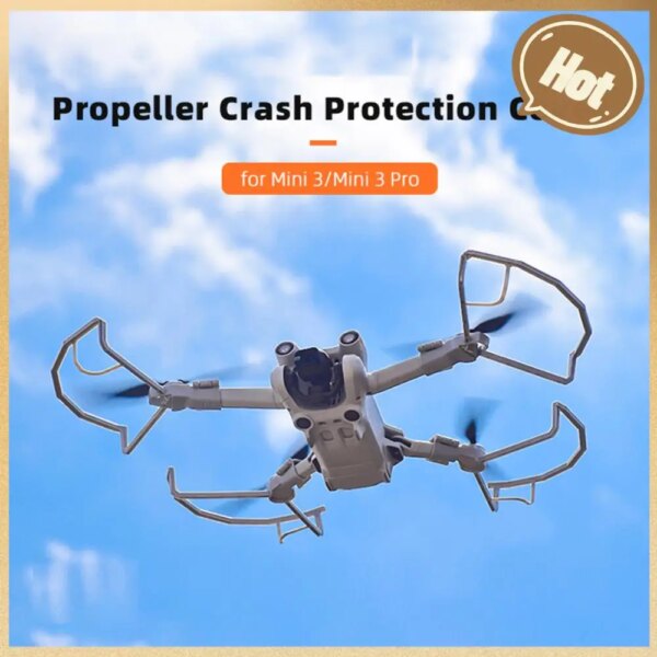 Propeller Guard Protector Cage Lightweight Propeller Blade Protection Anti-collision Drone Accessories for DJI Mini 3/Mini 3 Pro