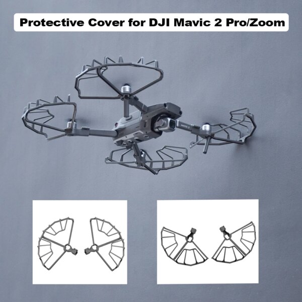 Propeller Guard for DJI Mavic 2 Pro/Zoom Drone Props Fully Enclosed Propeller Protector Wing Fan Cover for Mavic 2 Accessory