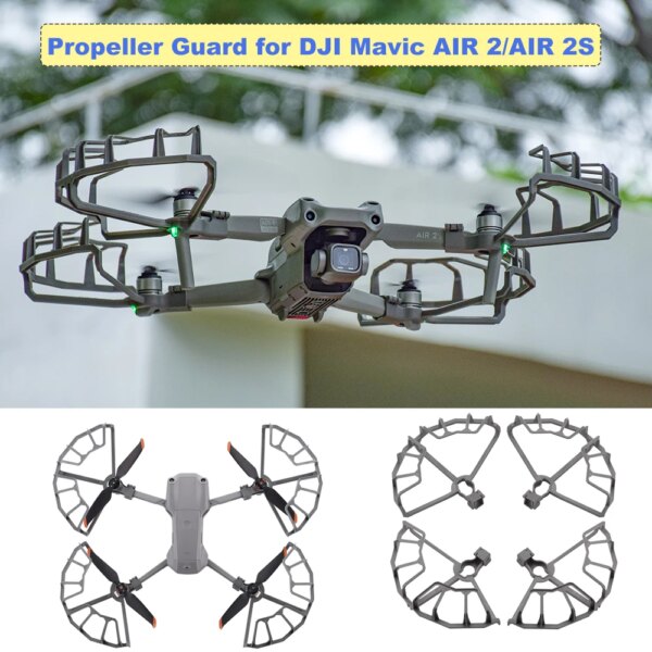 Propeller Guard for DJI Mavic AIR 2/AIR 2S Drone Quick Release Propeller Protective Ring Protector Cage Drone Accessory