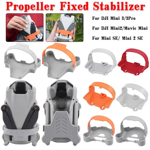 Propeller Holder For DJI Mini 3/3Pro/Mavic Mini/2 Drone Stabilizers Protector Props Fixed Mount Guard Strapds Drone Accessories