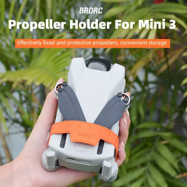 Protective Prop Blades Strap Portable Protective Base Cover Blade Fixed Guard Drone Accessories for DJI Mini 3/Mini 3 Pro