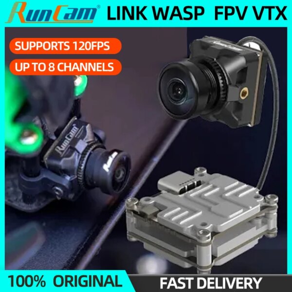 RUNCAM LINK WASP Digital HD FPV VTX Air Unit 120FPS 4:3 FOV155 Wasp Micro Camera For RC FPV Freestyle Racing Drone Quadcopter