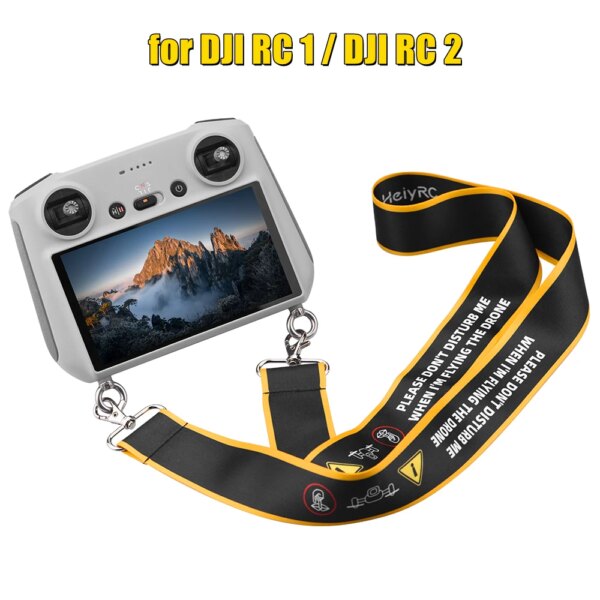 Remote Controller Lanyard for DJI Mini 4 Pro/AIR 3/Mini 3 PRO Neck Strap Safety Belt Sling DJI RC 1/2 Drone Accessories