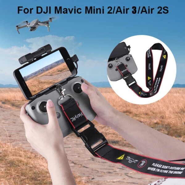 Remote Controller Neck Strap for DJI Mavic 3/Mini 2/MINI 4 PRO/Air 3/2S Lanyard Neck Strap Saftey Strap for Air 2S Accessory