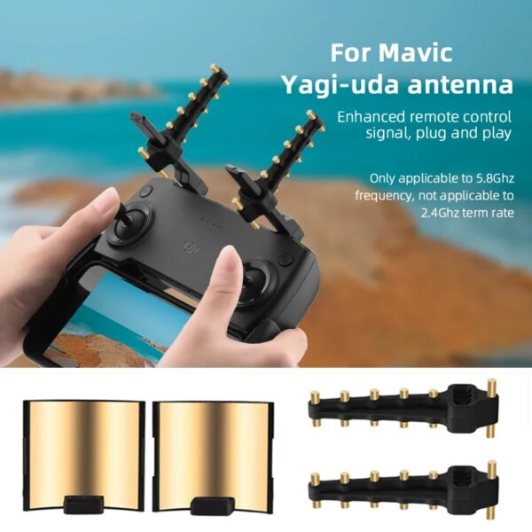 Remote Controller Yagi Antenna Signal Booster Range Extender for DJI Mavic Mini 1/SE Air Spark 2 Pro Zoom FIMI X8 SE 2020