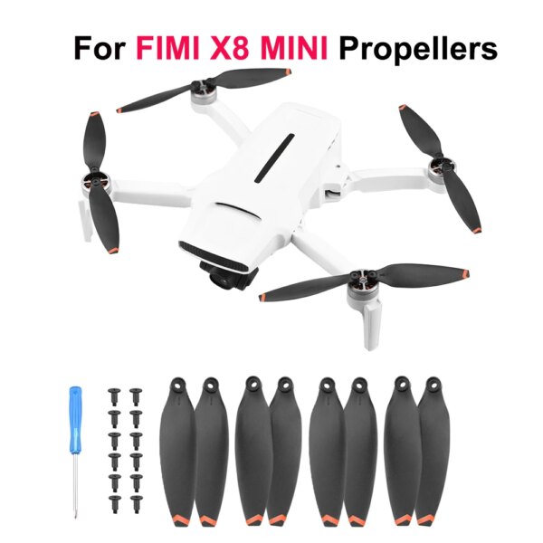 Replacement Low Noise Propeller for FIMI X8 MINI Drone Parts Light Weight Prop Folding Blade Wing for FIMI X8 MINI V2 Accessory