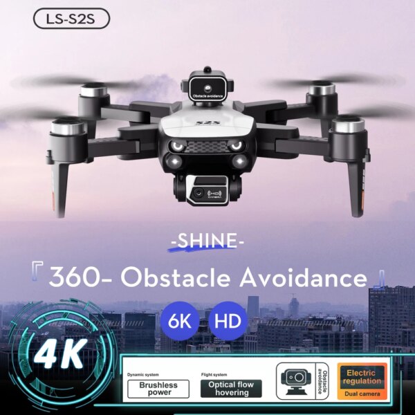 S2S Drone 4K Profesional Aerial Photography Dual-Camera Helicopter  Total Obstacle Avoidance Brushless Motor 5G Folding Dron