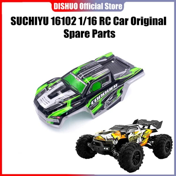 SCY 16101PRO 1/16 RC Car Original Spare Parts 6220 Car Shell Green