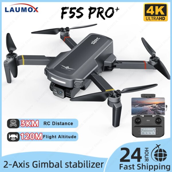 SJRC F5S PRO GPS Drone With Camera Profesional EIS 2-Axis Gimbal  FPV Dron 5G WIFI Brushless Motor Foldable 3KM RC Quadcopter