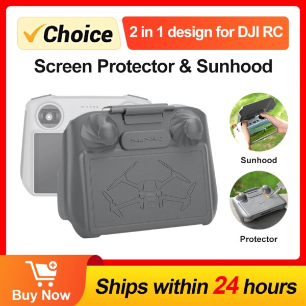 Screen Protector Shell Accessories for DJI Mini 3 Pro Mavic 3 Air 2S RC Remote Controller Sun Hood Sunshade Protection Cover