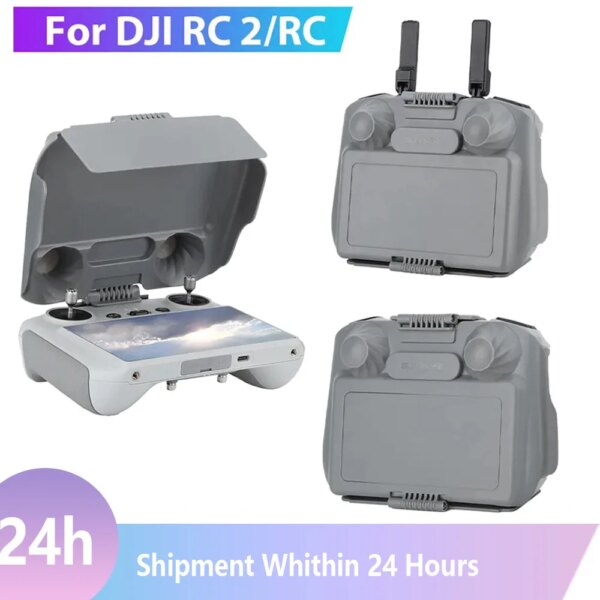 Screen Protector Shell For DJI RC/RC 2 Remote Control Sunshade Silicone Protection Case For Air 3/Mini 3 Pro/Mavic 3/Mini 4 Pro