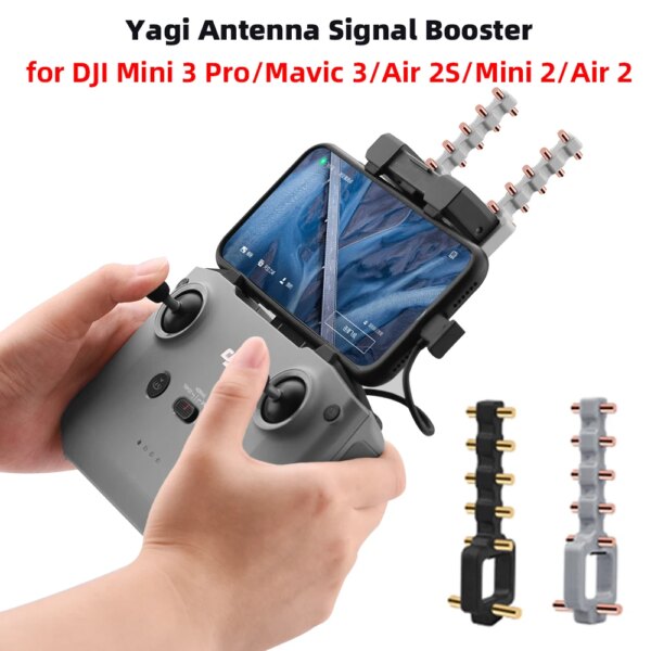 Signal Booster Yagi Antenna for DJI Mini 3/3 Pro/Mavic 3 Classic/Mavic Air 2/Air 2S/MIN 2 Extended Range 5.8GHZ Drone Accessory