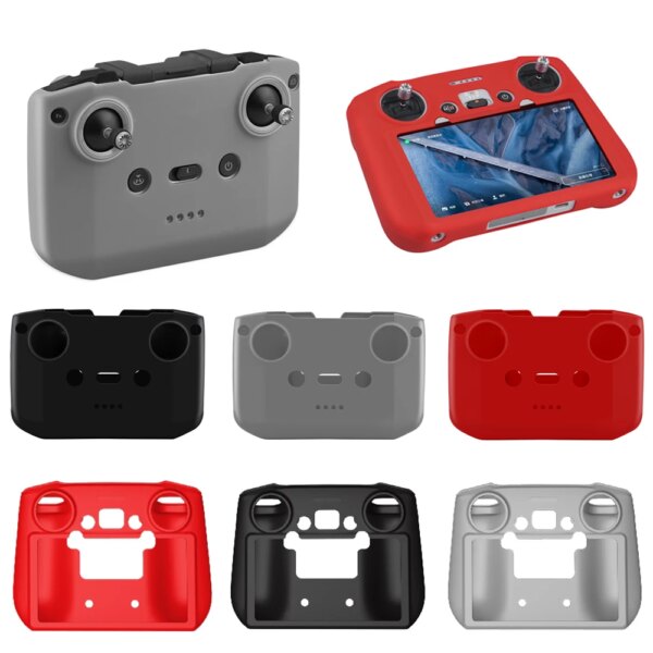 Silicone Case for DJI Mini 3 Pro/Mavic 3/Mini 2/AIR 2S Drone Dust-proof  Protective Cover Strap Remote Control RC-N1 Accessorise