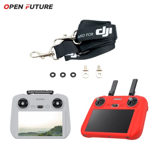 Silicone Cover For DJI RC 2(Air 3/Mini 4 Pro) Remote Control Screen Protector Anti-scratch Case Dustproof Sleeve Drone Accessory