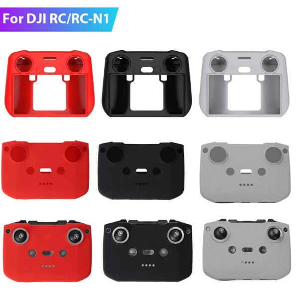 Silicone Cover For DJI RC/RC-N1 Mini 3 Pro/Mavic 3/Classic/Air 2/2S/Mini 2 Remote Controller Protective Case Dustproof Case