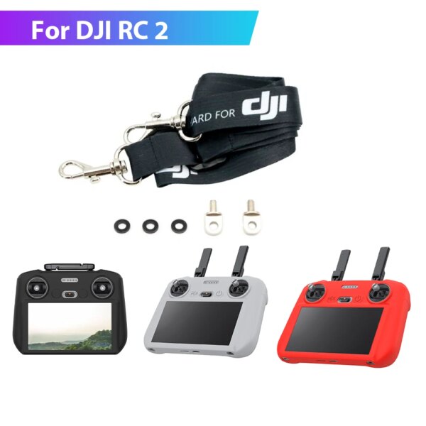 Silicone Protective Cover For Air 3/Mini 4 Pro Remote Control Anti-scratch Case For DJI RC 2 Remote Control Case Drone Accessory