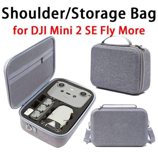 Storage Box for DJI Mavic Mini 2 SE Bag Travel Handbag Shoulder Bag Carrying Case for DJI Mini 2 SE/Mini 2 Drone Case Accessory