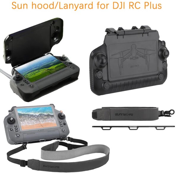 Sunhood for DJI RC Plus Remote Controller Lanyard Neck Strap Hanging T50/25/40/20P for DJI Matrice M30 Controll Protective Film