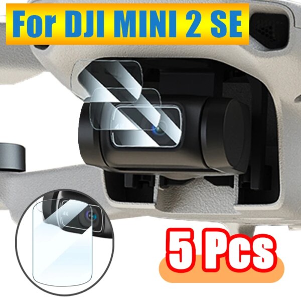 Tempered Glass Lens Film for DJI Mavic Mini 2 SE Camera Lens Protector Anti-Scratch HD Protective Accessories for DJI Mini 2 SE