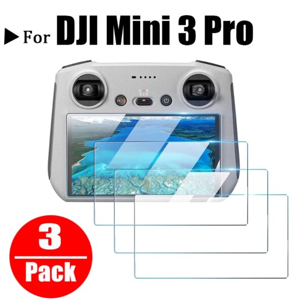 Tempered Glass for DJI Air 3 RC2 Screen Protector Anti-scratch Protective Film for DJI Mini 3 Pro Remote Controller Accessories