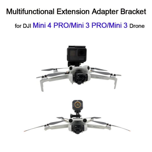 Top Extension Kit for DJI Mini 4 PRO/Mini 3 PRO/Mini 3 Drone Camera Fill Bracket Mount for DJI Action/Gopro/Insta360 Accessories