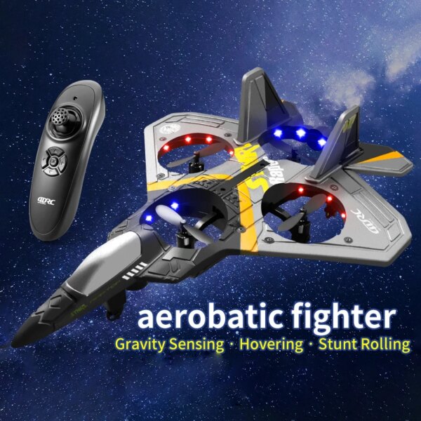 V17 Remote Control RC Airplane Drone 2.4G Gravity Sensing RC Plane Glider Airplane EPP Foam Toys For Boy Kids Gift