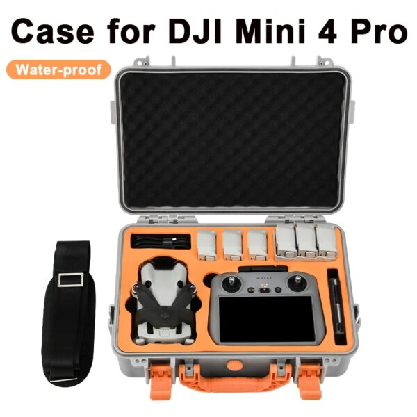 Waterproof Case For DJI MINI 4 PRO Storage Bag Carrying Case Portable Handbag Hard Case Box Battery Suitcase Drone Bag Accessory