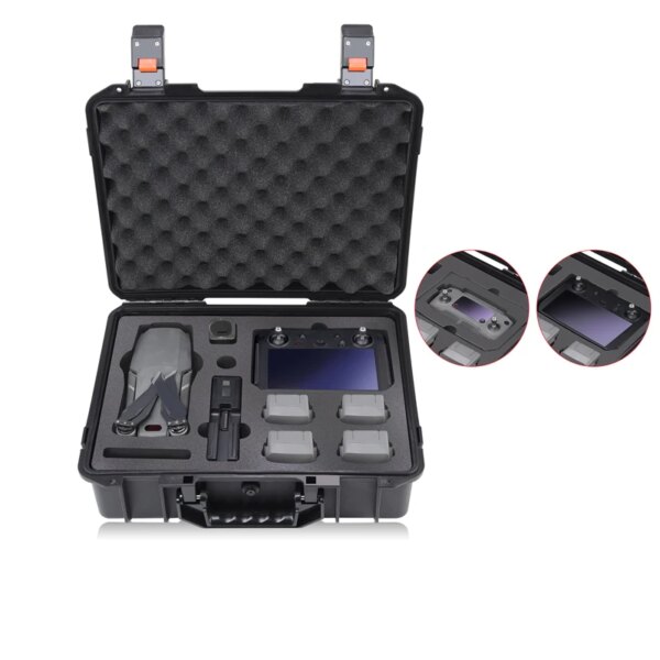 Waterproof Case Suitcase Charger Battery Remote Control Bag Handbag for DJI Smart Remote Control with Screen Mavic 2 Pro Zoom