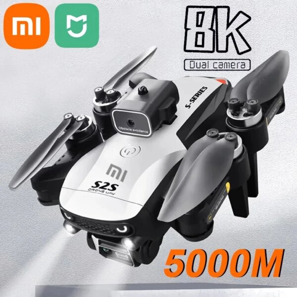 XIAOMI MIJIA S2S Mini Drone 4k 8K HD Camera Obstacle Avoidance Aerial Photography Brushless Motor Foldable Rc Quadcopter Kid Toy