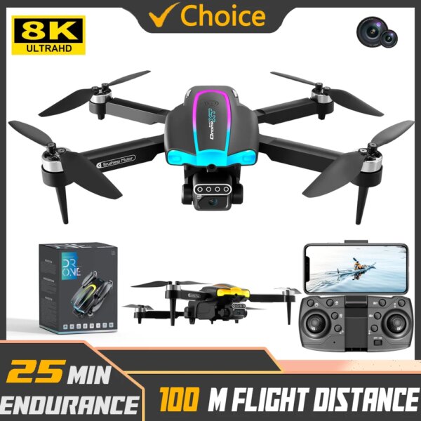 XT105/E88 8K Dual camera Mini drone Automatic obstacle avoidance remote control drone Drone with camera Optical flow drone