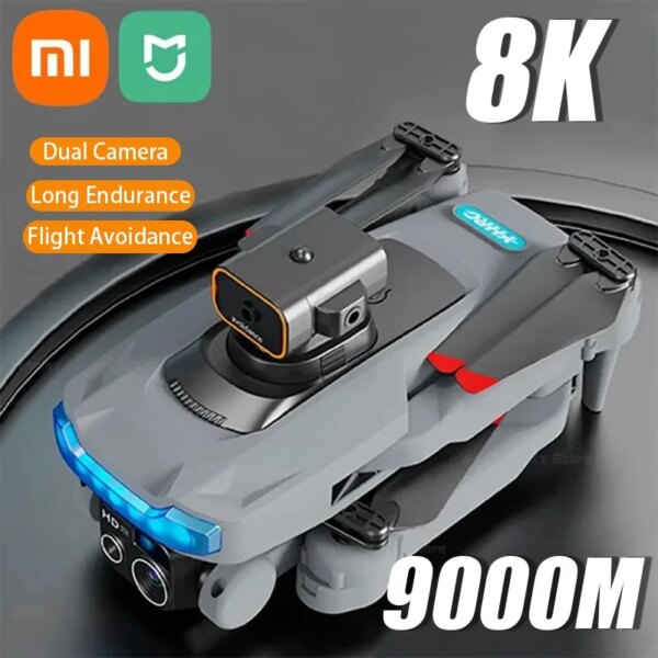 Xiaomi MIJIA P15 Drone Professional 8K Dual Camera GPS 5G Obstacle Avoidance Optical Flow Positioning Brushless RC 9000M