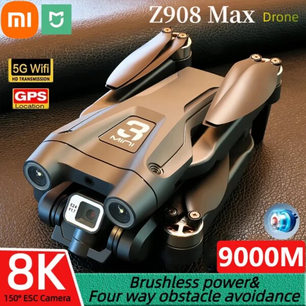 Xiaomi Mijia Z908 Pro MAX Drone Professional  Brushless Motor 8K GPS Dual HD Aerial Photography FPV Obstacle Avoidance Quadrotor