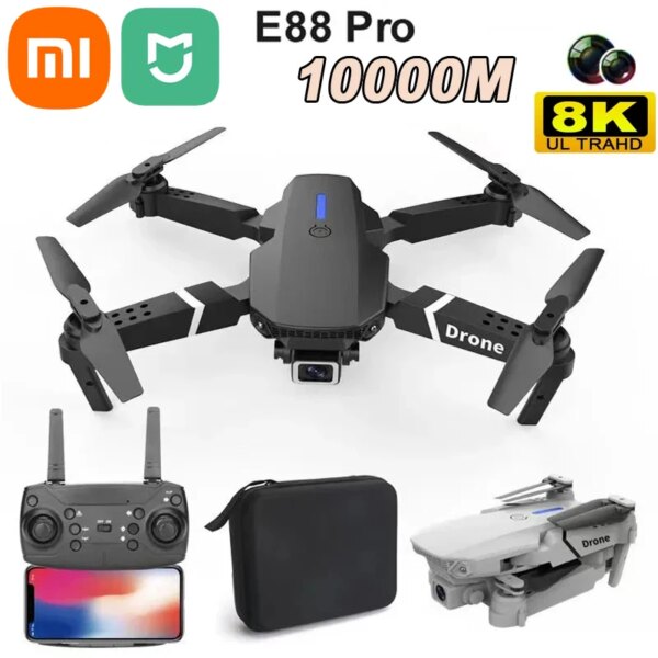 XiaomiMijia E88 Pro Aerial Photography Aircraft 8K Dual Camera Drone Three-Axis Gimbal Automatic Cruise Folding Drone