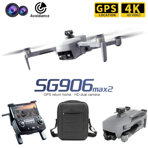 ZLL SG906 MAX2 Drone 4K Professional HD Camera FPV Dron SG906 Max3 5G GPS 3-Axis Gimbal Laser Obstacle Avoidance RC Quadcopter