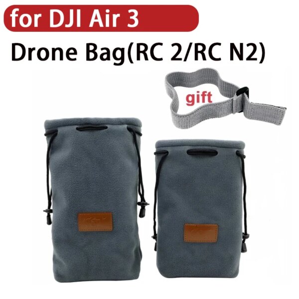 for DJI Air 3 Storage Bag AIR 3/Mini 2/AIR 2S Portable Handbag Remote Control Soft Cloth Carrying Case for AIR 3 Accessory