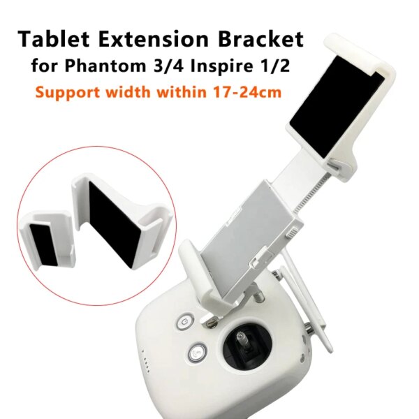 for DJI Phantom 3 4 Inspire 1 Remote Controller Mobile Phone Tablet Monitor Extension Holder Bracket Mount Clip Stand Handle Kit