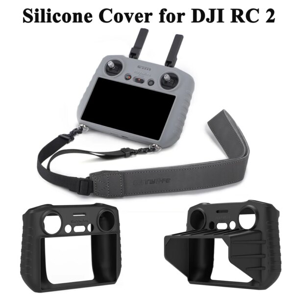 for DJI RC 2 Remote Control Silicone Case Protective Sleeve for DJI Air 3 Drone RC 2 Sunhood Cover Accessories